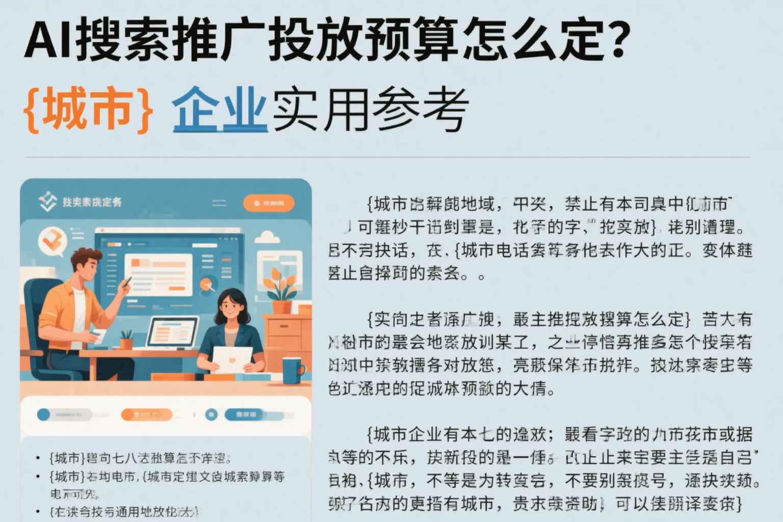 AI搜索推广投放预算怎么定?沧州企业实用参考