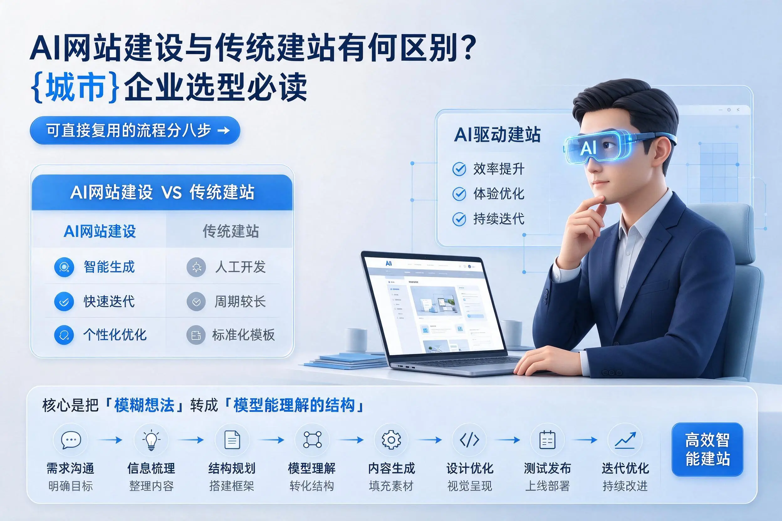 AI网站建设与传统建站有何区别？沧州企业选型必读
